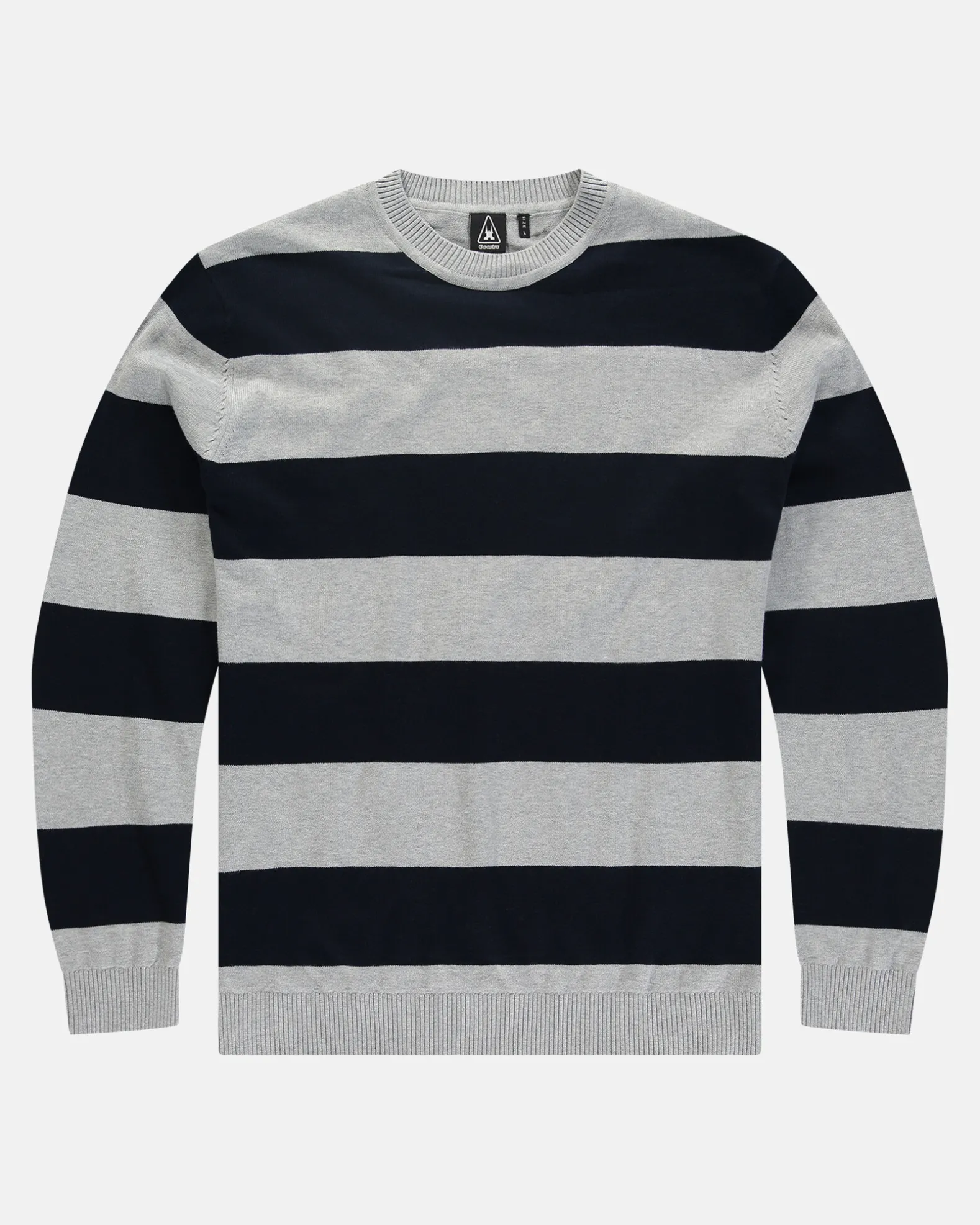 De Tijdloze Gebreide Yarn-Dyed Binnacle Sweater