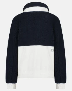 Fabric-Mix Fleece Jacket Laser