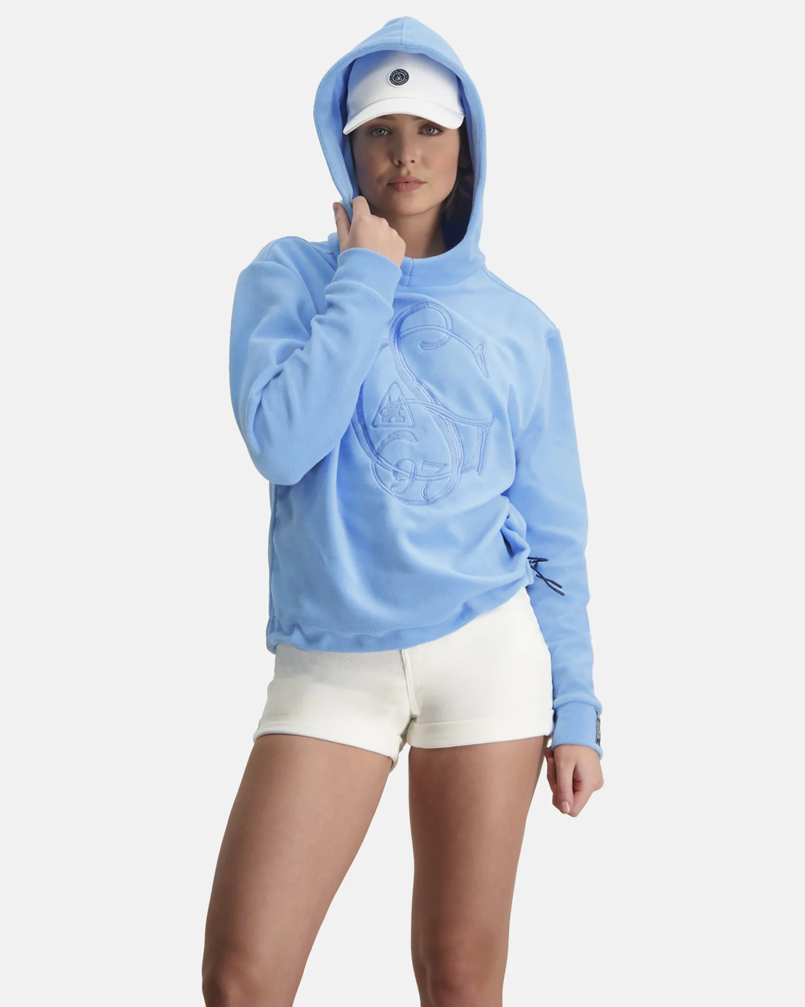 Lagoon Fleece Sweater Met Capuchon