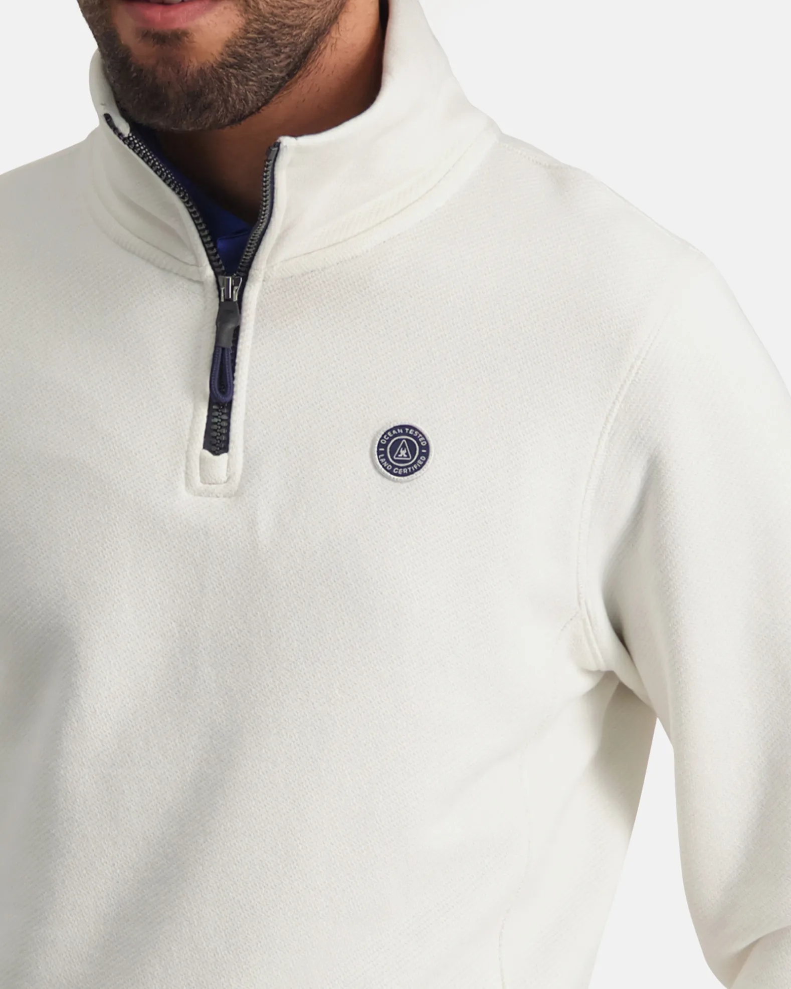 Sea Mist Trui Van Katoen Keperstof